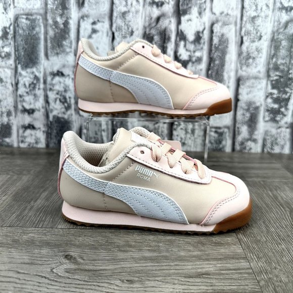 Puma Other - Puma Roma Basic Summer toddler girl size 10c Pink Sneakers 359842-15